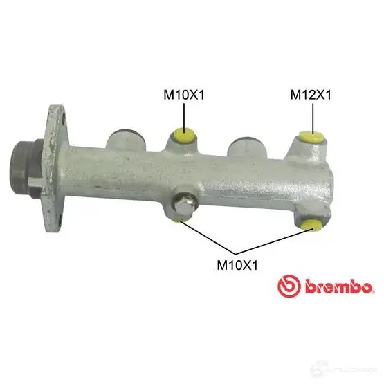 Главный тормозной цилиндр BREMBO M 24 062 8432509636336 799067 19 XIM изображение 0