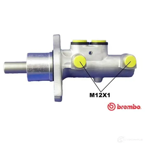 Главный тормозной цилиндр BREMBO 7 6B9XBX 8432509647714 M 24 118 799081 изображение 0