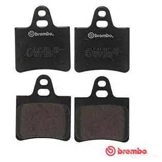 Тормозные колодки дисковые, комплект BREMBO 2 0162 P 61 037 800703 8337D1217 изображение 2