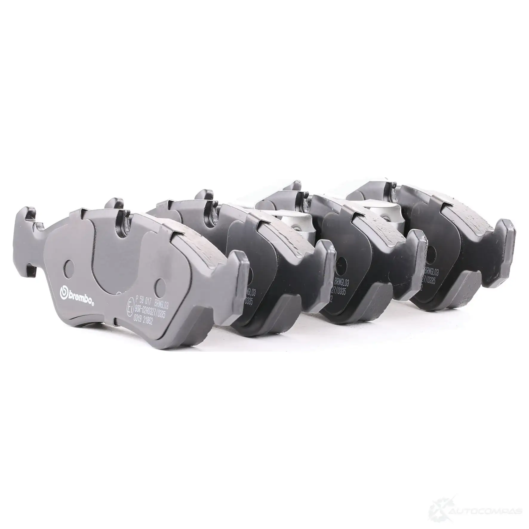 Тормозные колодки дисковые, комплект BREMBO P 59 017 800625 21862 2 1190 изображение 0