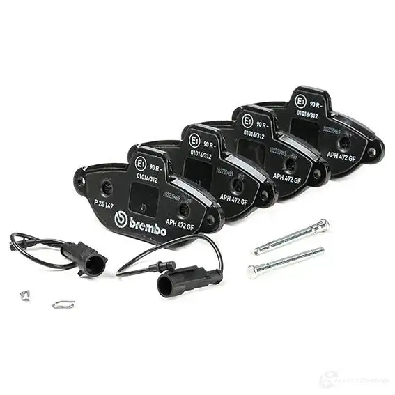 Тормозные колодки дисковые, комплект BREMBO 2143 6 QTO8BE P 24 147 800071 изображение 2
