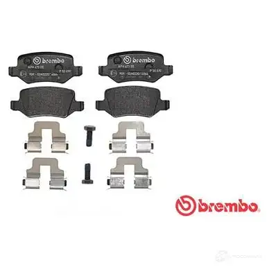 Тормозные колодки дисковые, комплект BREMBO 2313 8 P 50 090 800433 D13588467 изображение 2