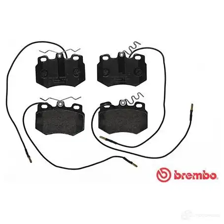 Тормозные колодки, комплект BREMBO 800706 21615 2161 4 p61041 изображение 2