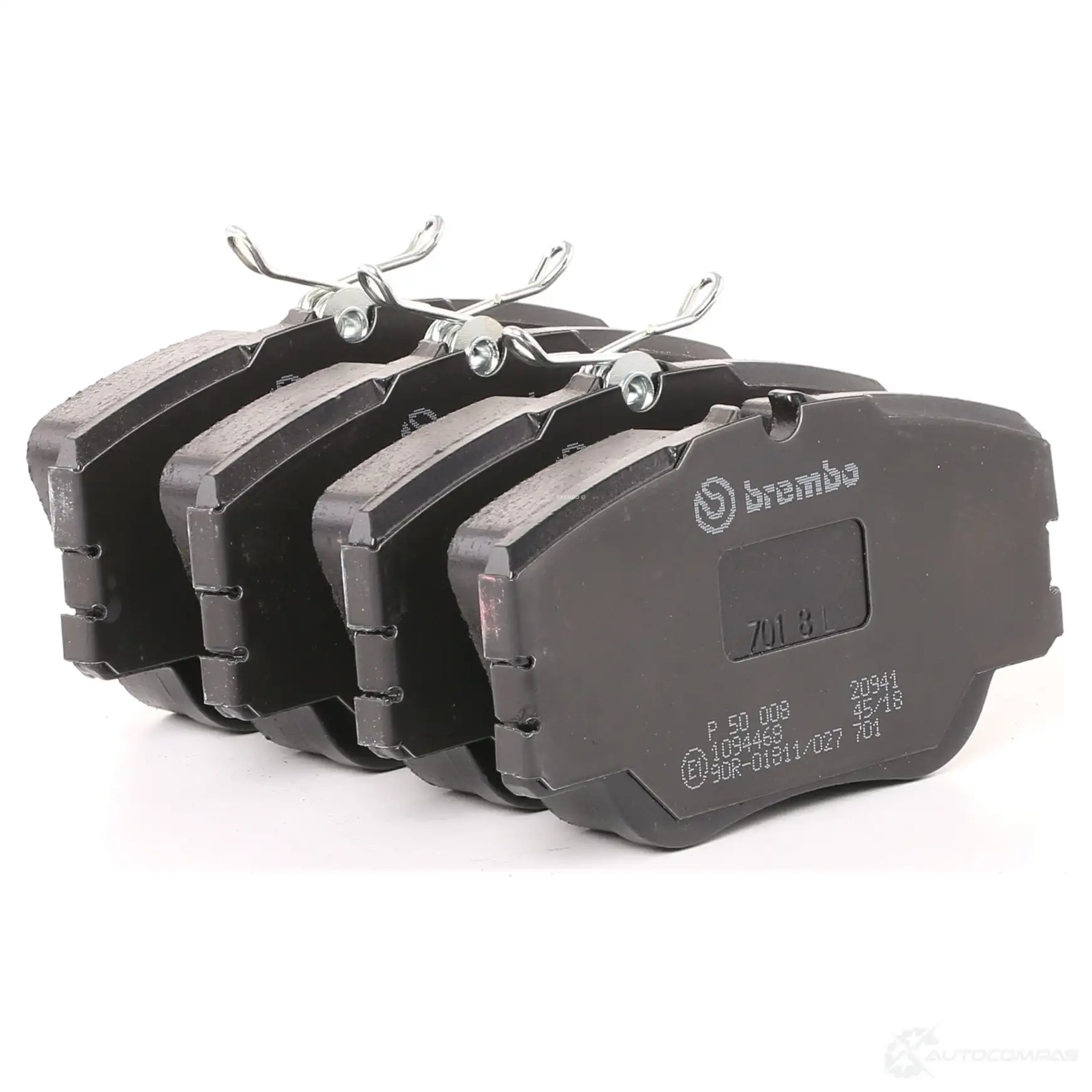 Тормозные колодки дисковые, комплект BREMBO 800359 P 50 008 2094 1 21028 - Изображение 1