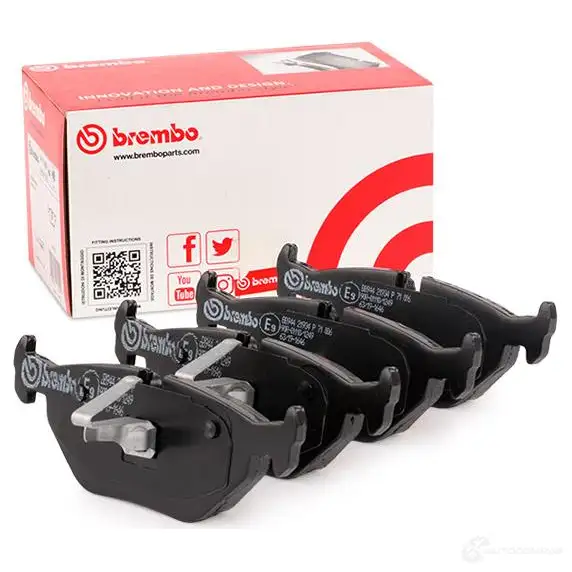 Тормозные колодки дисковые, комплект BREMBO 21935 2 1934 P 71 006 800900 изображение 1