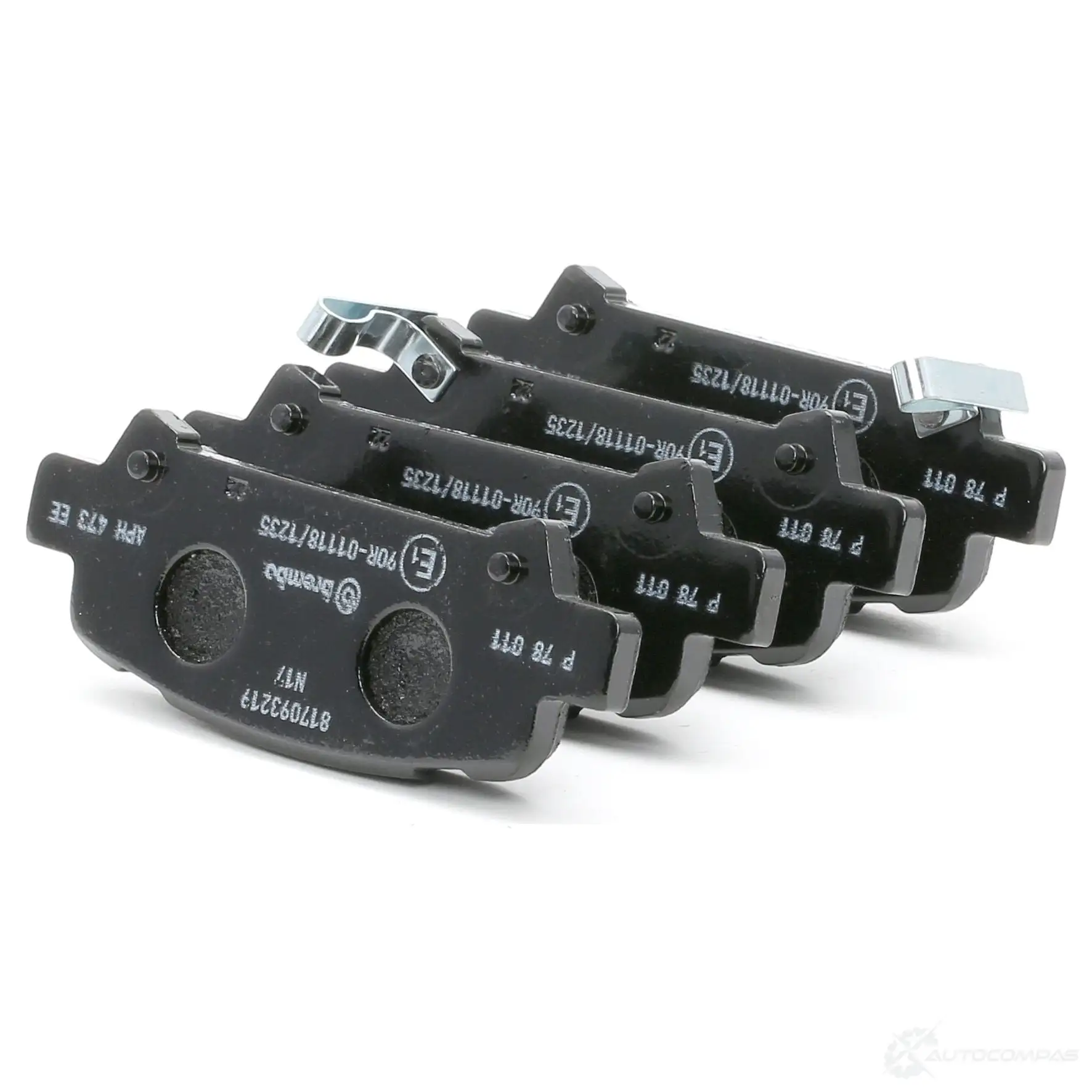 Тормозные колодки дисковые, комплект BREMBO 800910 235 72 23573 P 78 011 - Изображение 1