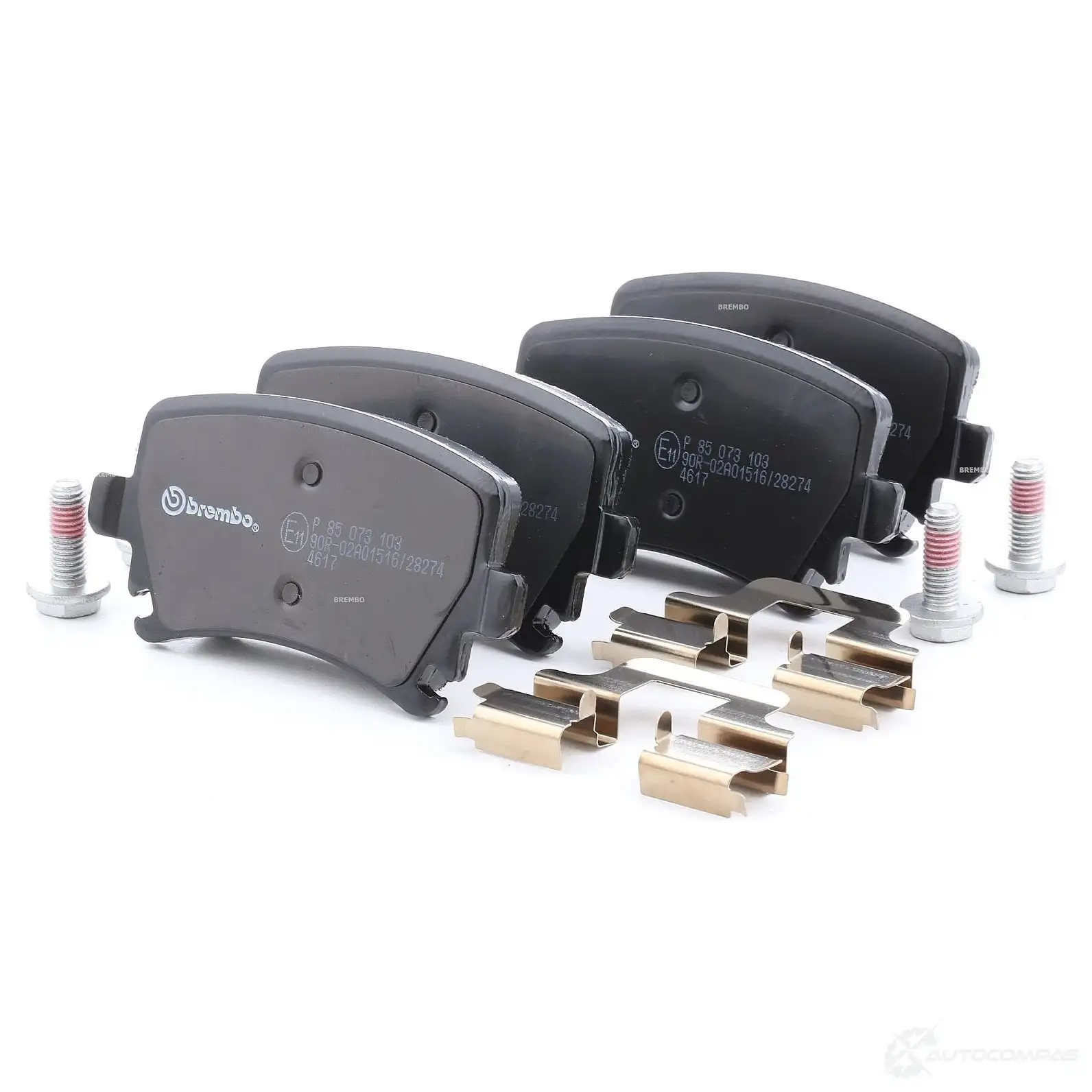 Тормозные колодки дисковые, комплект BREMBO P 85 073 2 3914 801137 8213D1108 - Изображение 1
