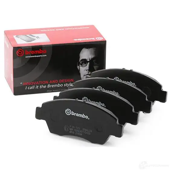 Тормозные колодки дисковые, комплект BREMBO 800104 216 94 21695 P 28 023 - Изображение 1