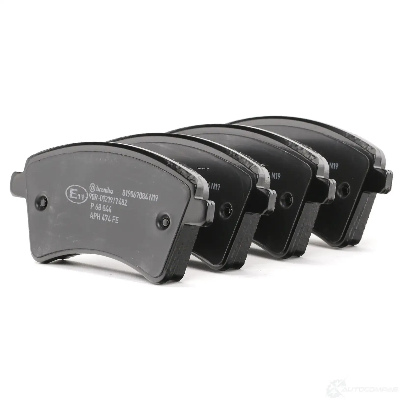 Тормозные колодки дисковые, комплект BREMBO JI4VKXZ 246 93 P 68 044 800871 - Изображение 1