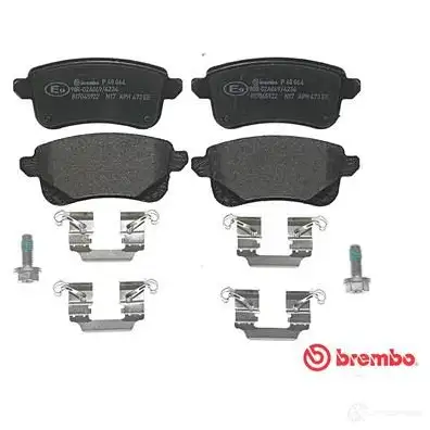 Тормозные колодки дисковые, комплект BREMBO 22 103 800891 P07KOX P 68 064 изображение 6
