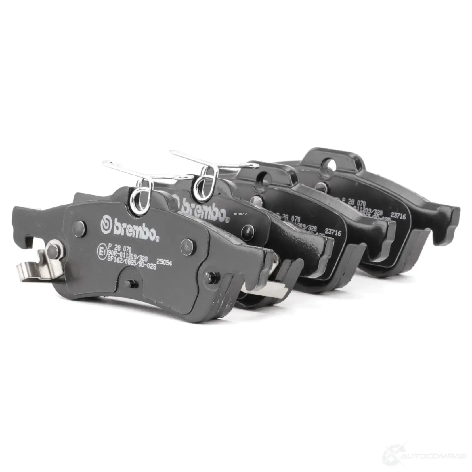 Тормозные колодки дисковые, комплект BREMBO 25054 P 28 070 2 4574 800136 - Изображение 1