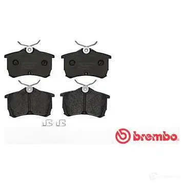 Тормозные колодки дисковые, комплект BREMBO 800110 DXDY6EA 2352 7 P 28 030 изображение 4