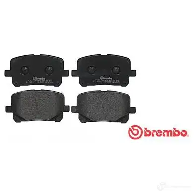 Тормозные колодки дисковые, комплект BREMBO 24 522 P 83 100 801035 8346D1227 изображение 2