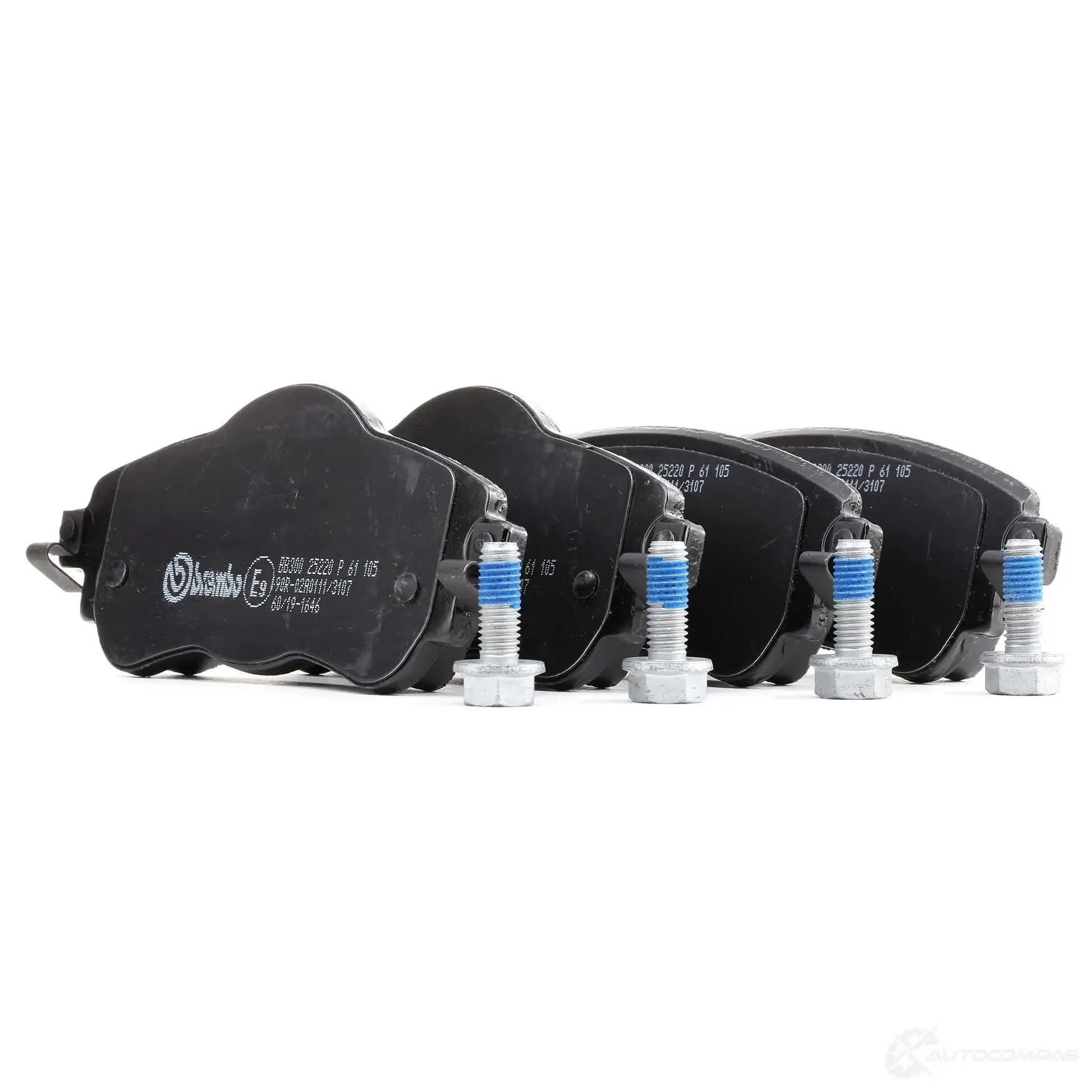 Тормозные колодки, комплект BREMBO 25221 800768 p61105 2 5220 изображение 0