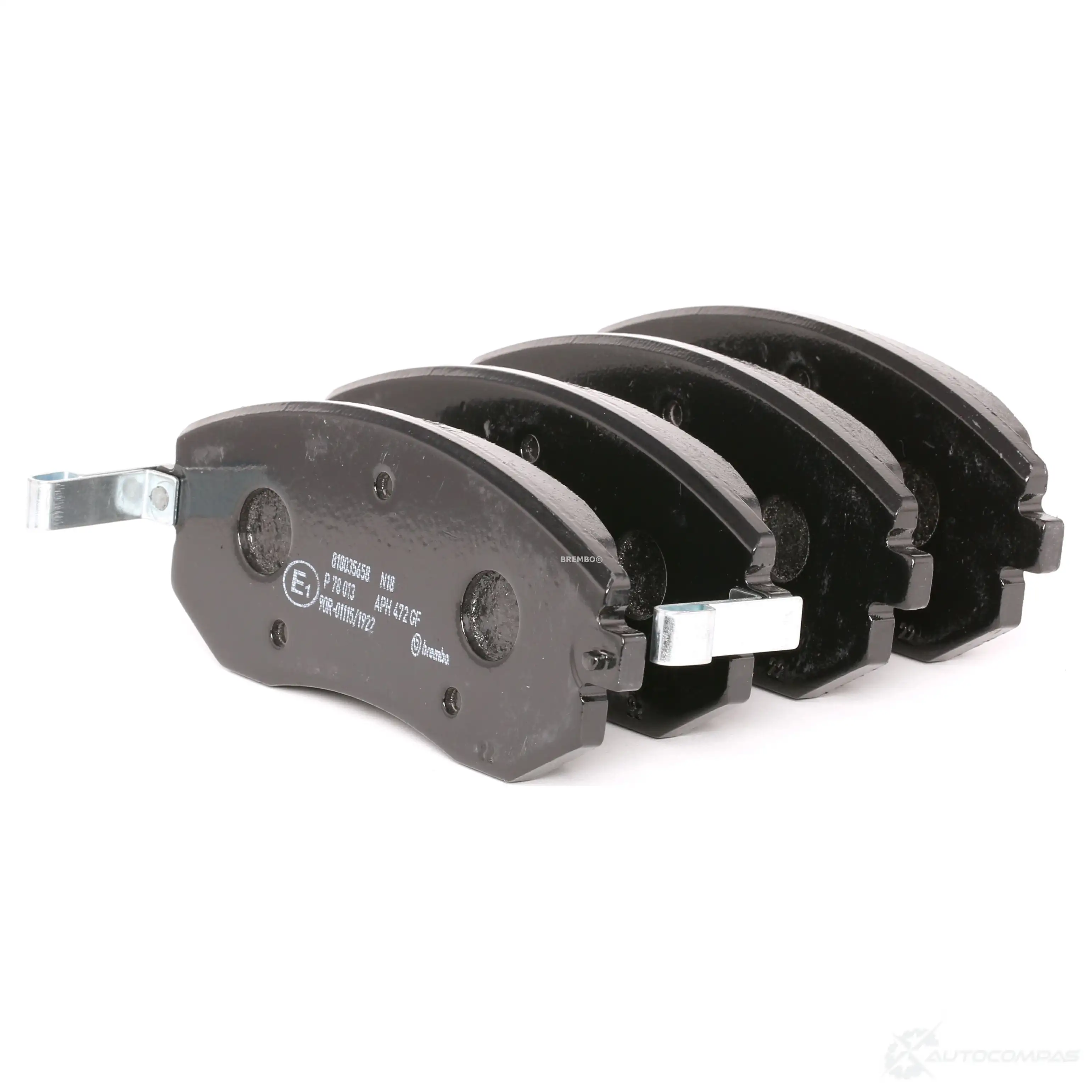 Тормозные колодки дисковые, комплект BREMBO 23866 2386 5 800912 P 78 013 изображение 0