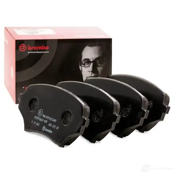 Тормозные колодки дисковые, комплект BREMBO P 49 043 2429 7 800341 8295D1179 изображение 1