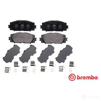 Тормозные колодки дисковые, комплект BREMBO D11848301 801061 P 83 141 2445 1 изображение 2