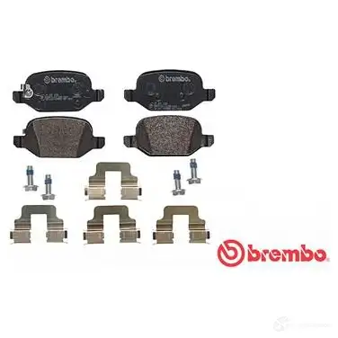 Тормозные колодки, комплект BREMBO 799978 25 652 25653 p23150 изображение 2