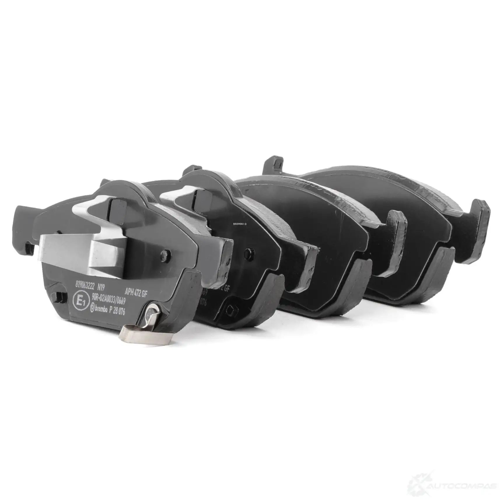 Тормозные колодки дисковые, комплект BREMBO 800138 P 28 076 25 804 25805 изображение 0
