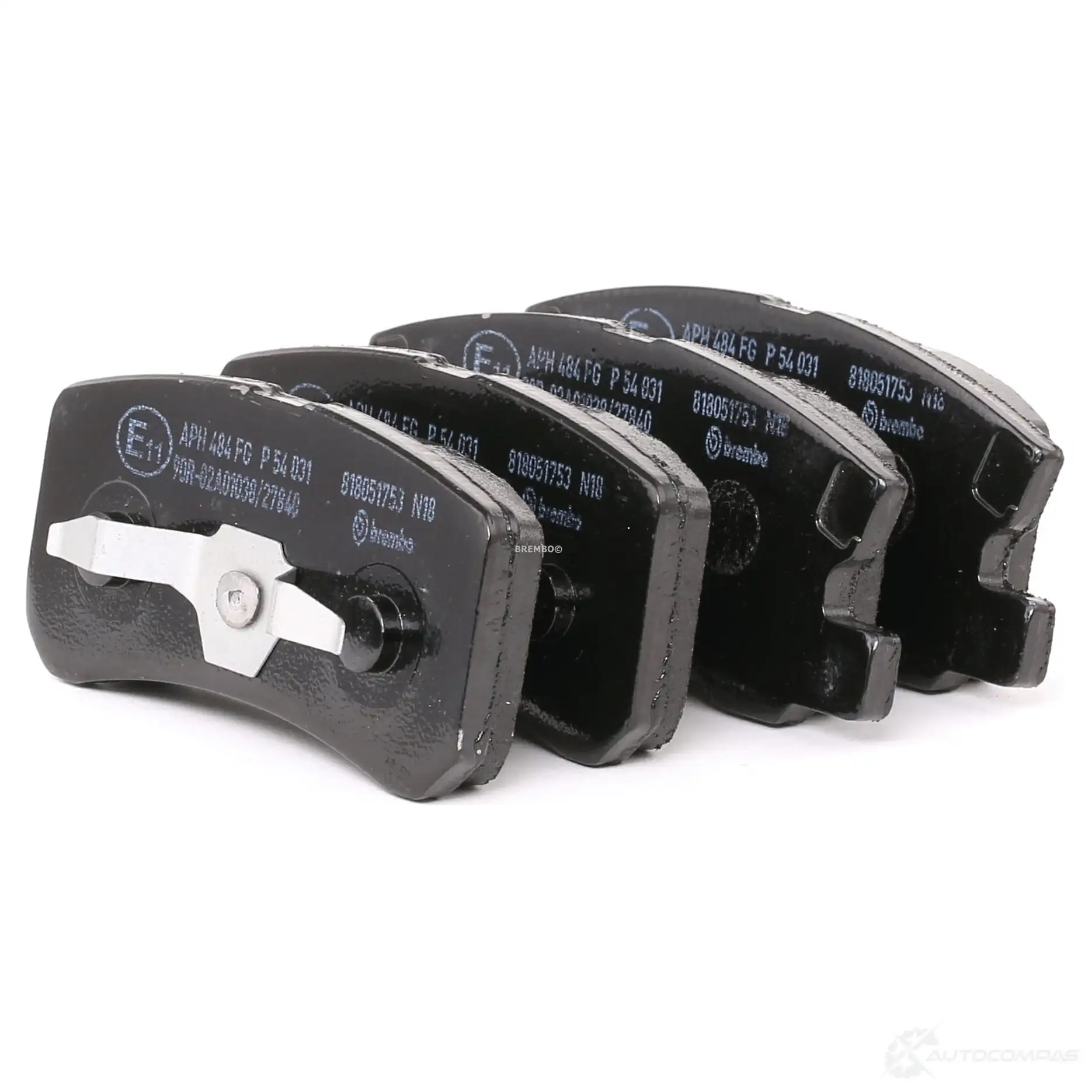 Тормозные колодки дисковые, комплект BREMBO 23583 P 54 031 800512 2 3582 - Изображение 1