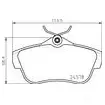 Тормозные колодки, комплект BREMBO CZXUC5C 245 78 p23189 1210381179 - Изображение 1