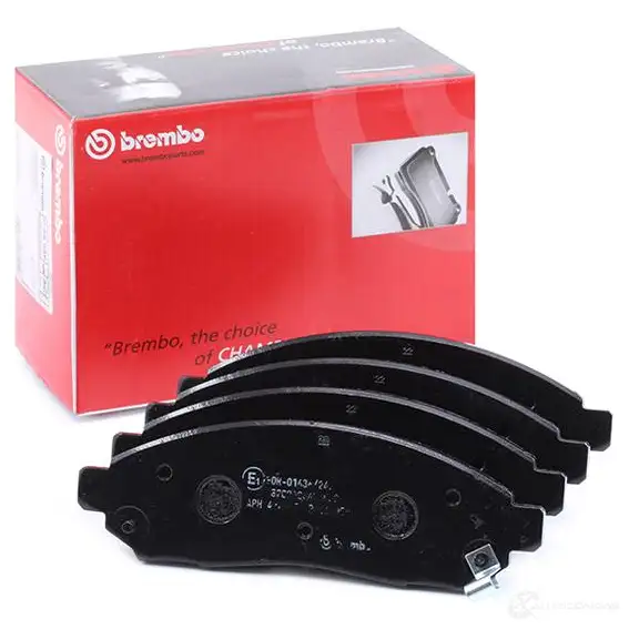 Тормозные колодки дисковые, комплект BREMBO 24228 P 56 059 800578 242 27 изображение 1