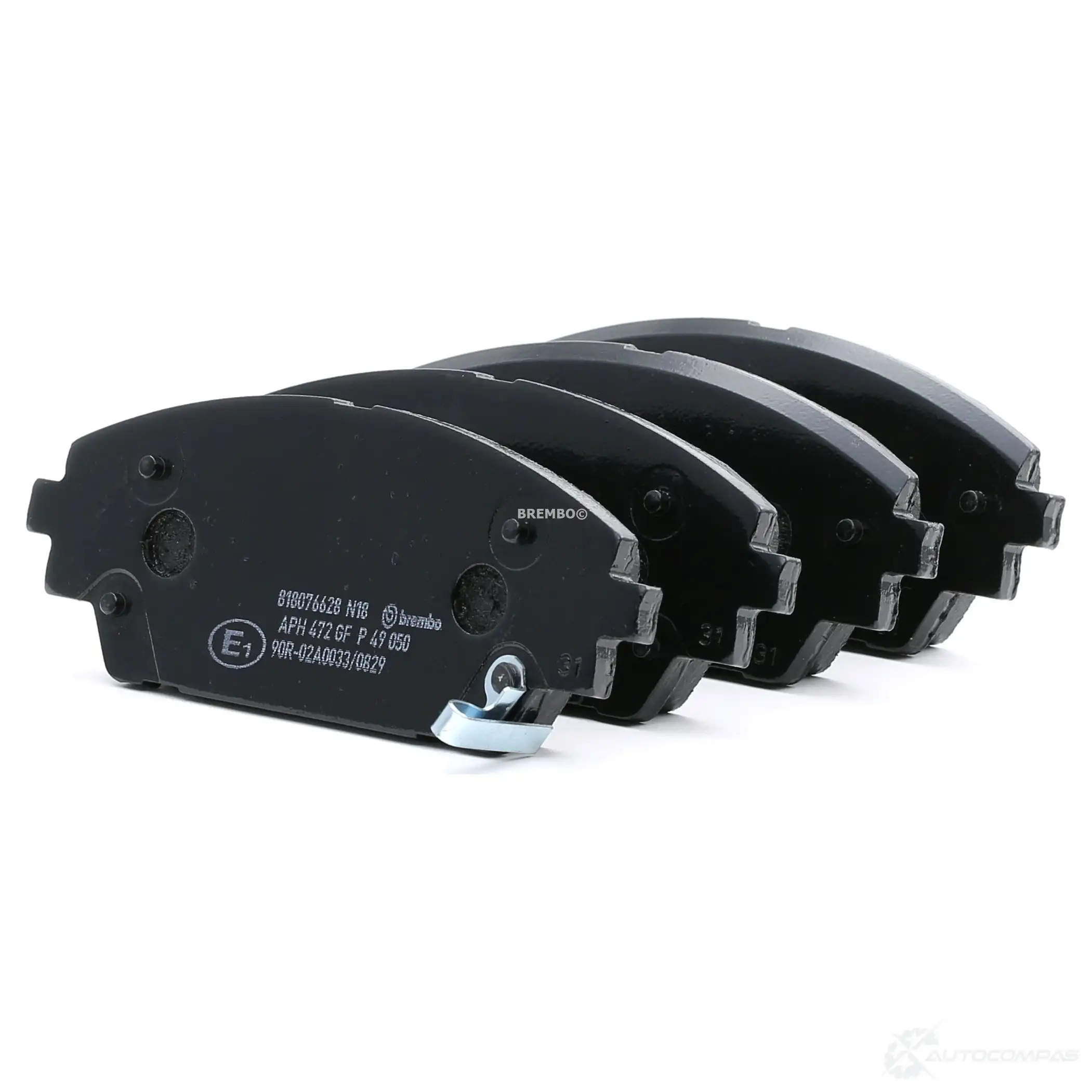 Тормозные колодки дисковые, комплект BREMBO 800347 25 875 25876 P 49 050 - Изображение 1