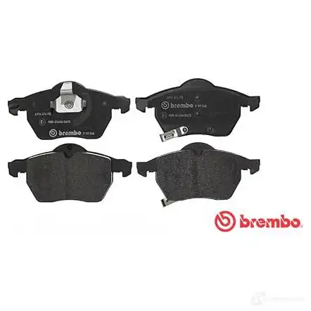 Тормозные колодки дисковые, комплект BREMBO 231 16 800652 P 59 048 23117 изображение 4