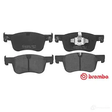 Тормозные колодки дисковые, комплект BREMBO 25837 800779 2583 6 P 61 116 изображение 2