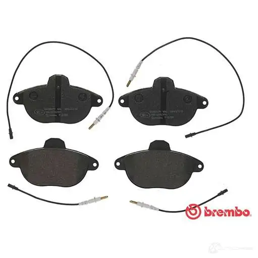 Тормозные колодки дисковые, комплект BREMBO P 61 055 800718 231 46 23147 изображение 2