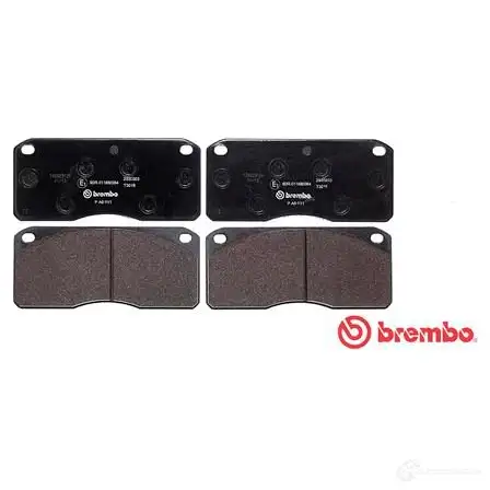 Тормозные колодки, комплект BREMBO 801255 29 302 7816D442 pa6011 изображение 2