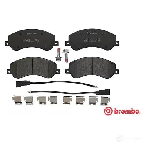 Тормозные колодки дисковые, комплект BREMBO 244 84 P 24 064 D15558767 800049 изображение 8