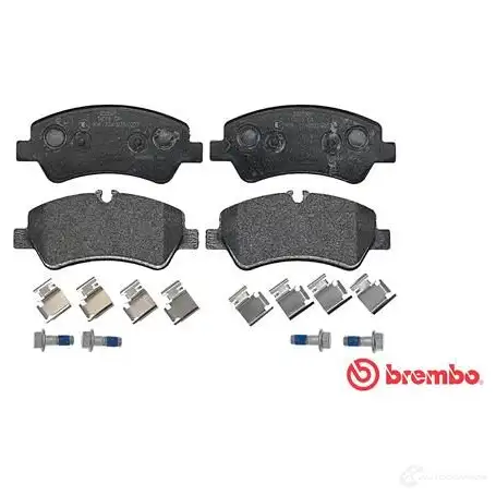 Тормозные колодки дисковые, комплект BREMBO 2560 3 800081 25604 P 24 160 изображение 5