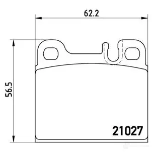 Тормозные колодки, комплект BREMBO MP6ARP 800356 p50005 21 027 изображение 0