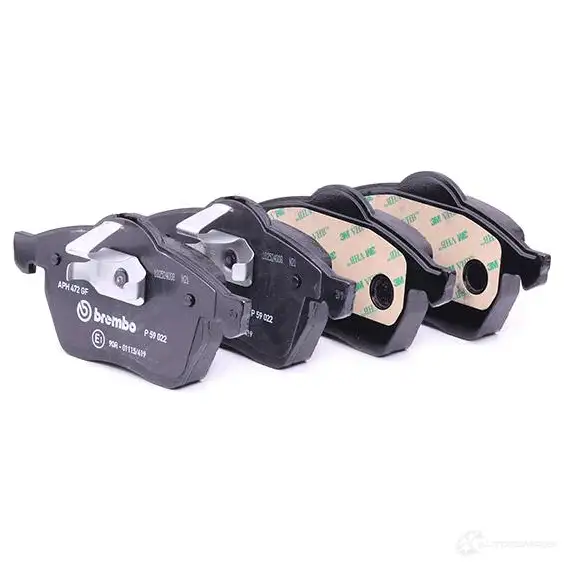 Тормозные колодки дисковые, комплект BREMBO P 59 022 23115 2182 9 800630 изображение 2