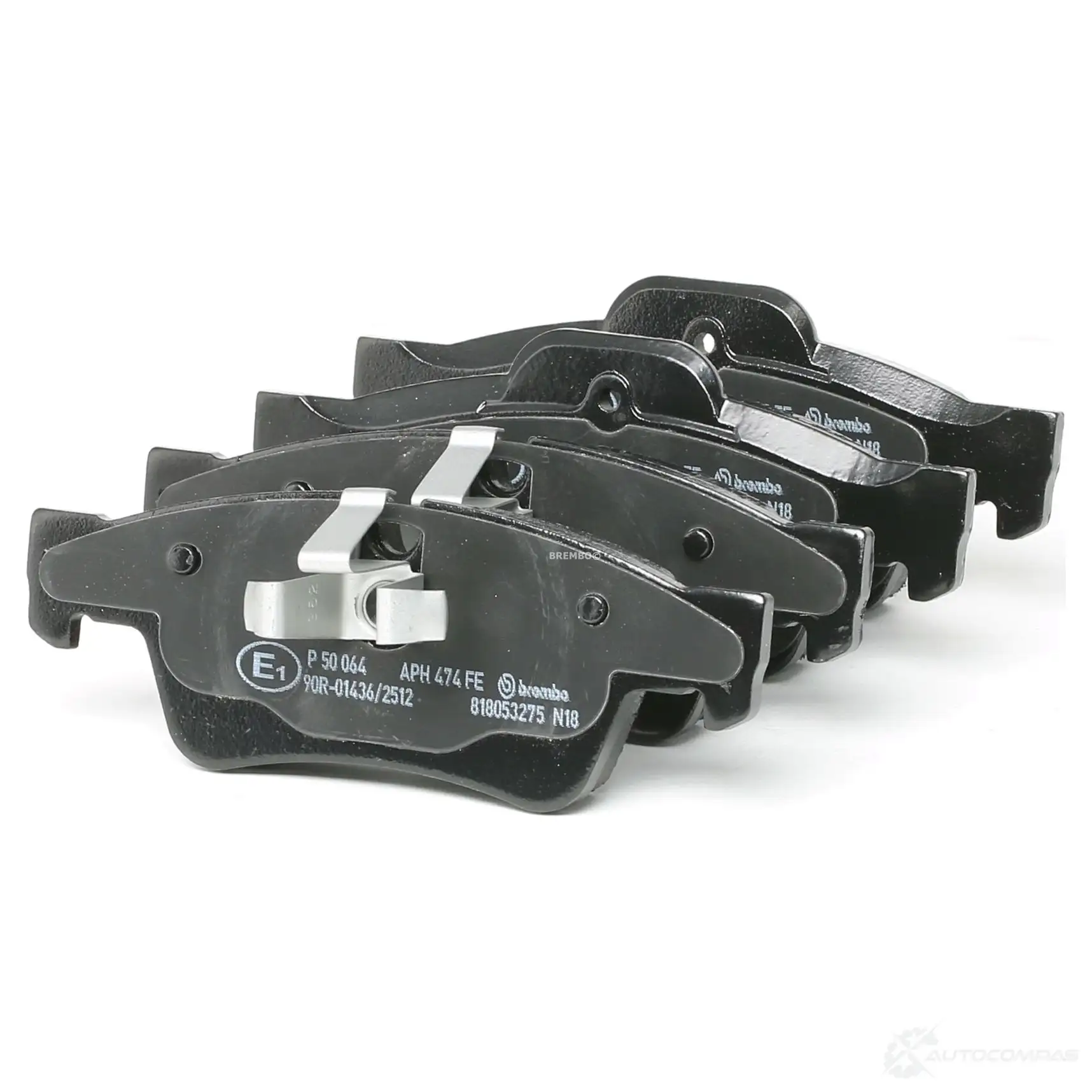 Тормозные колодки дисковые, комплект BREMBO 800409 P 50 064 23 923 23924 - Изображение 1
