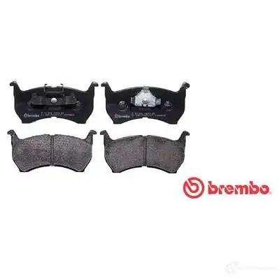 Тормозные колодки, комплект BREMBO 21168 p49004 21 041 800308 изображение 2