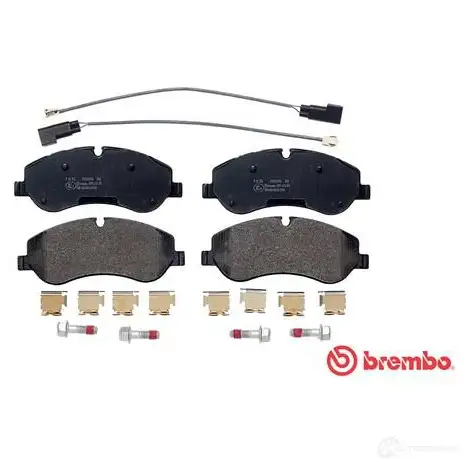 Тормозные колодки дисковые, комплект BREMBO D17879014 800076 P 24 152 256 02 изображение 5