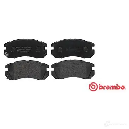 Тормозные колодки, комплект BREMBO p78007 21 482 24389 800906 изображение 2