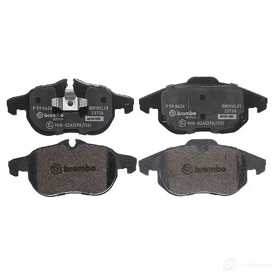 Тормозные колодки, комплект BREMBO 4 BL5LZ 8020584069042 1422938872 p59043x изображение 2