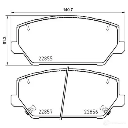 Тормозные колодки дисковые, комплект BREMBO MHX K4 1438412394 P 30 102 изображение 0