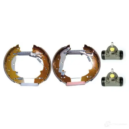 Барабанные тормозные колодки, комплект BREMBO HC 7JMDX 798770 k68054 8020584076873 изображение 0