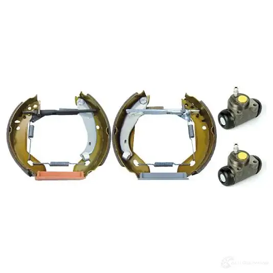 Барабанные тормозные колодки, комплект BREMBO 8020584076255 k61053 798705 KF26P 8P