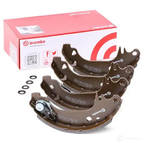 Барабанные тормозные колодки, комплект BREMBO s61513 801720 8432509643273 AC OJX изображение 1