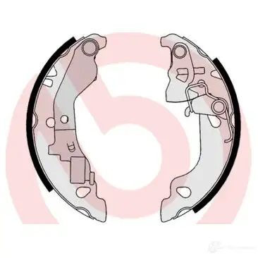 Барабанные тормозные колодки, комплект BREMBO 8432509640470 SN FAQ 801437 s23520 - Изображение 1