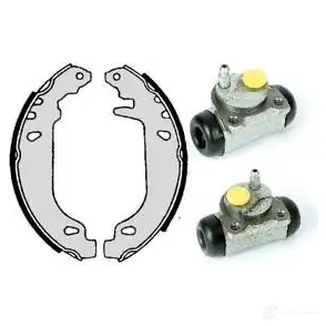 Барабанные тормозные колодки, комплект BREMBO h61054 EXD 94 798387 8020584073292
