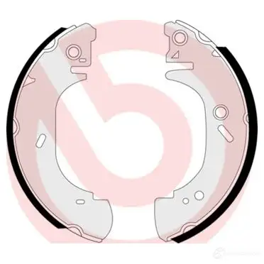 Барабанные тормозные колодки, комплект BREMBO 8432509641071 s24528 801499 G7 UPH - Изображение 1