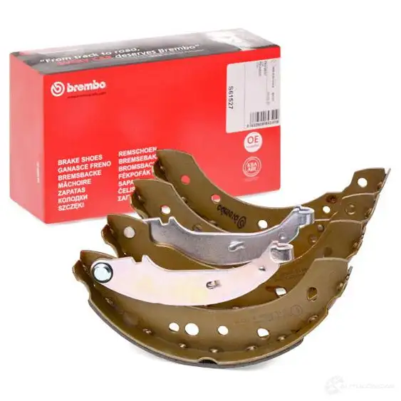 Барабанные тормозные колодки, комплект BREMBO 801734 8432509643419 QR Y2I1R s61527 изображение 1