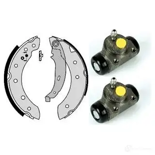 Барабанные тормозные колодки, комплект BREMBO 798478 8020584074213 h68065 Y9 4TT59