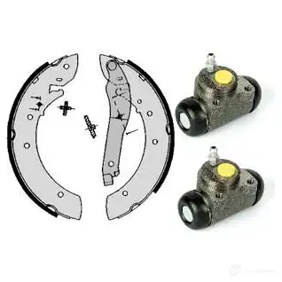 Барабанные тормозные колодки, комплект BREMBO 798367 I SMKB 8020584073070 h61032